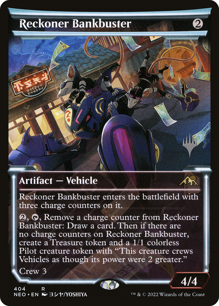 Reckoner Bankbuster (Showcase) [The Brothers' War Promos] | Jomio and Rueliete's Cards and Comics
