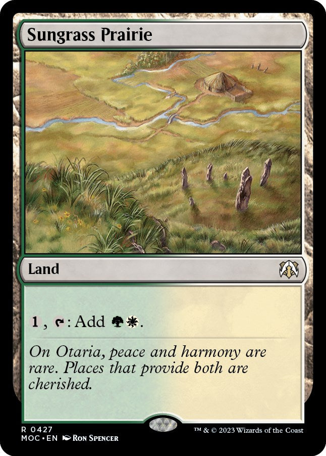 Sungrass Prairie [March of the Machine Commander] | Jomio and Rueliete's Cards and Comics