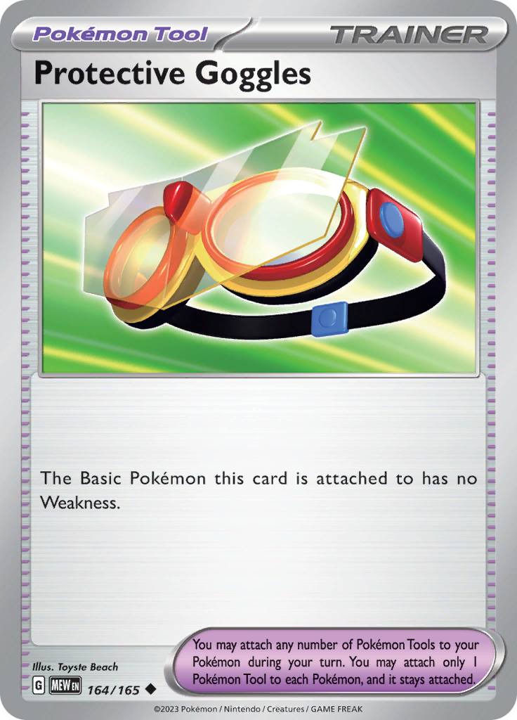 Protective Goggles (164/165) [Scarlet & Violet 151] | Jomio and Rueliete's Cards and Comics