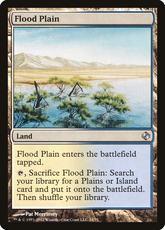 Flood Plain [Duel Decks: Venser vs. Koth] | Jomio and Rueliete's Cards and Comics