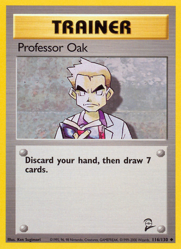 Professor Oak (116/130) [Base Set 2] | Jomio and Rueliete's Cards and Comics