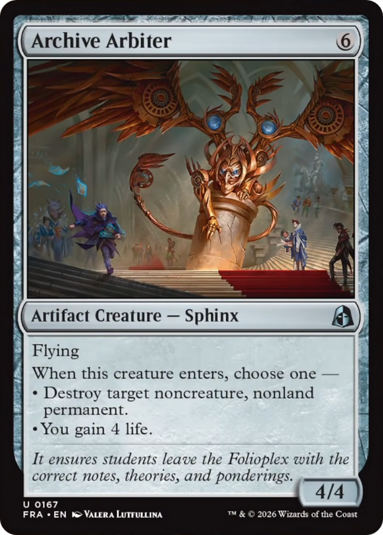 Archive Arbiter [Reality Fracture] | Jomio and Rueliete's Cards and Comics