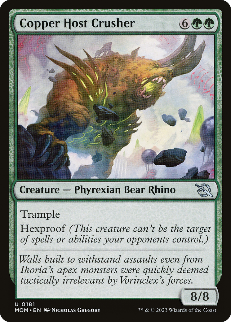 Copper Host Crusher [March of the Machine] | Jomio and Rueliete's Cards and Comics