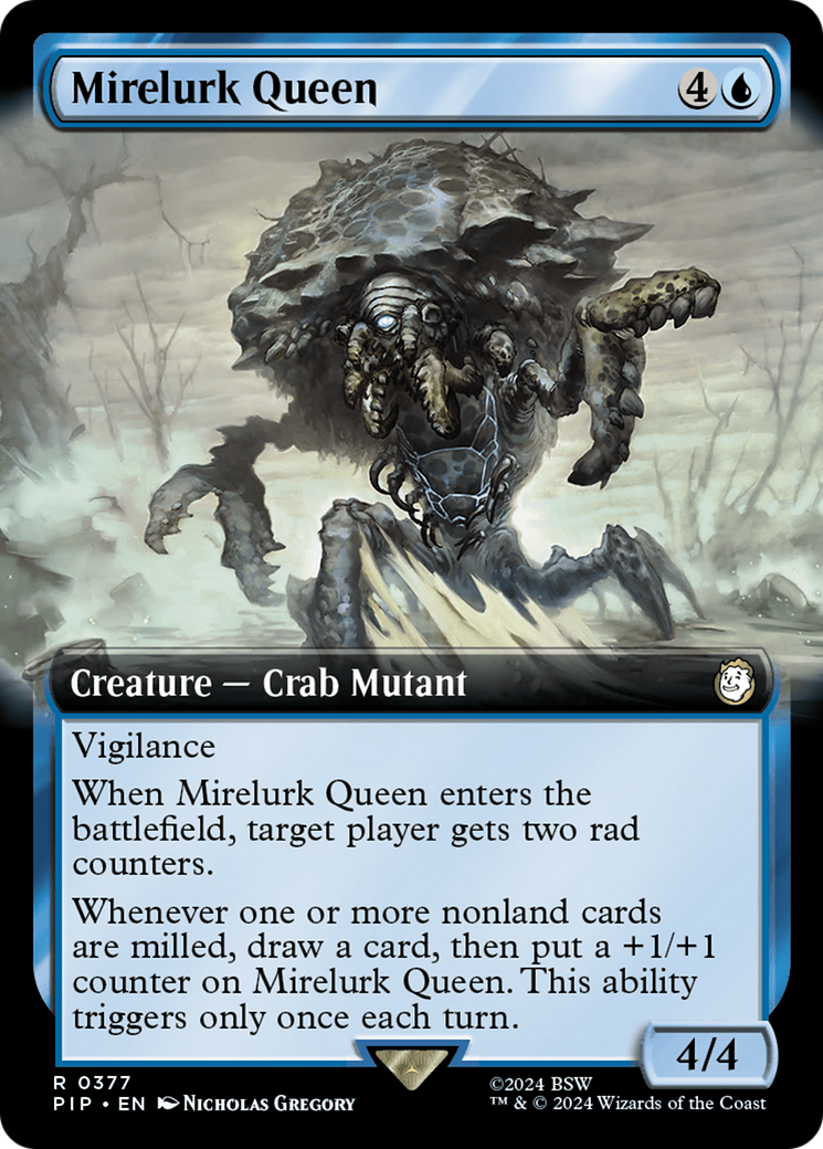 Mirelurk Queen (Extended Art) [Fallout] | Jomio and Rueliete's Cards and Comics