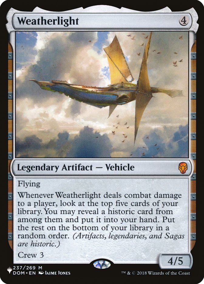 Weatherlight [The List] | Jomio and Rueliete's Cards and Comics
