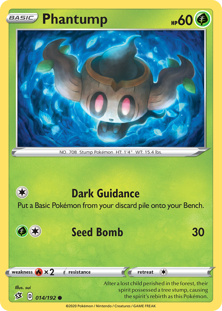 Phantump (014/192) [Sword & Shield: Rebel Clash] | Jomio and Rueliete's Cards and Comics