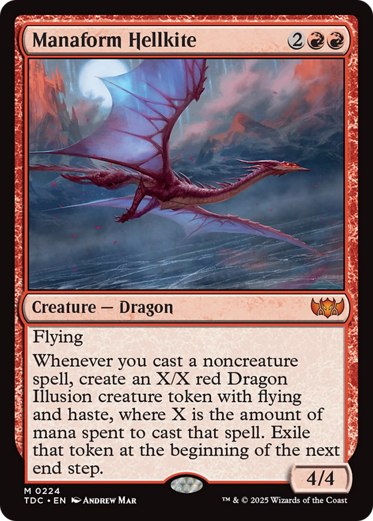Manaform Hellkite [Tarkir: Dragonstorm Commander] | Jomio and Rueliete's Cards and Comics