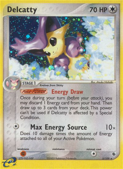 Delcatty (5/109) [EX: Ruby & Sapphire] | Jomio and Rueliete's Cards and Comics