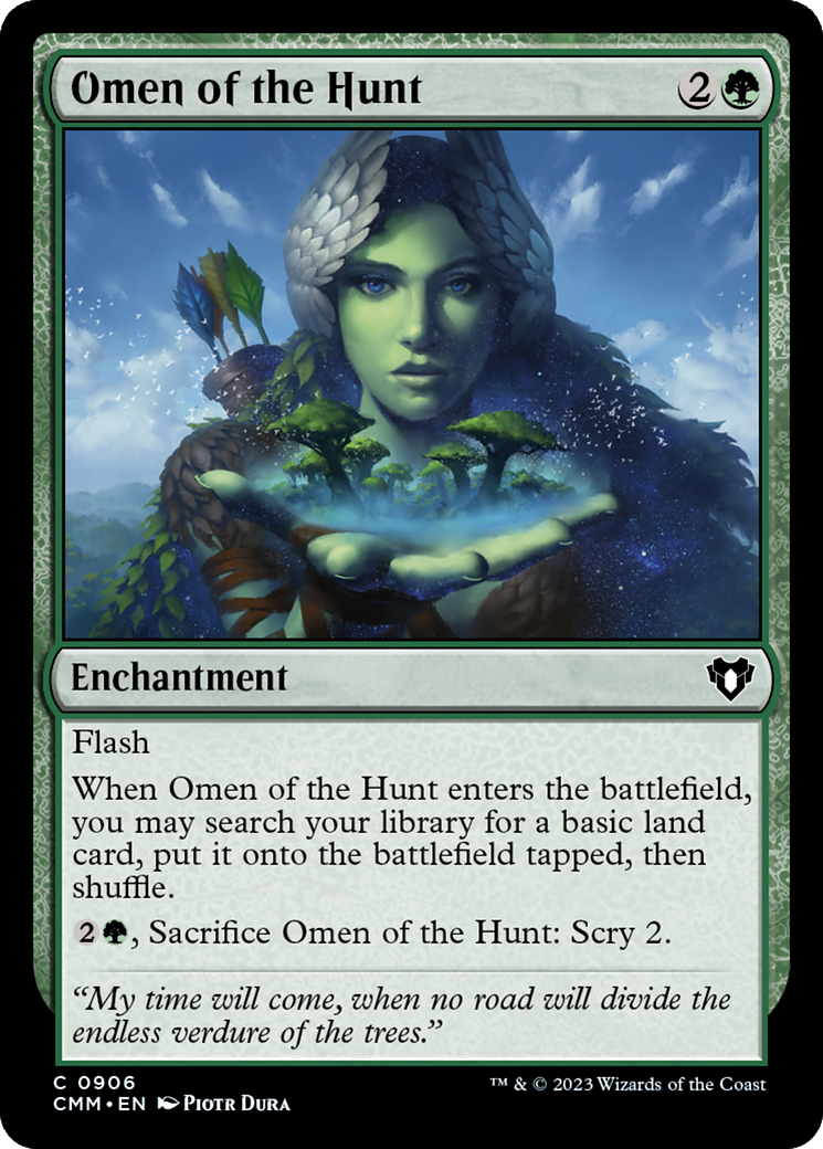 Omen of the Hunt [Commander Masters] | Jomio and Rueliete's Cards and Comics