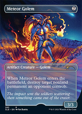 Meteor Golem (Borderless) [Secret Lair Drop Series] | Jomio and Rueliete's Cards and Comics