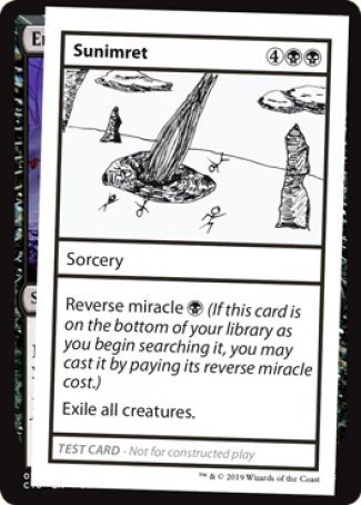 Sunimret (2021 Edition) [Mystery Booster Playtest Cards] | Jomio and Rueliete's Cards and Comics