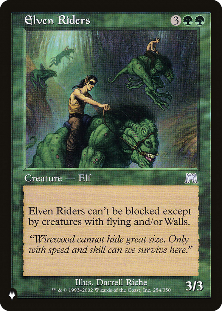 Elven Riders [The List] | Jomio and Rueliete's Cards and Comics