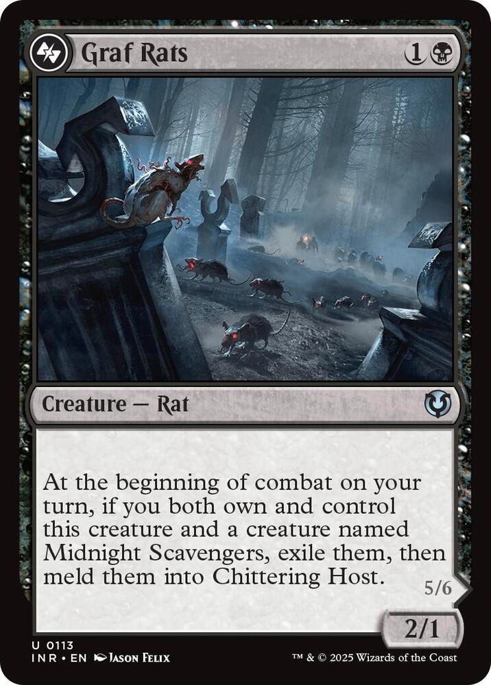 Graf Rats [Innistrad Remastered] | Jomio and Rueliete's Cards and Comics