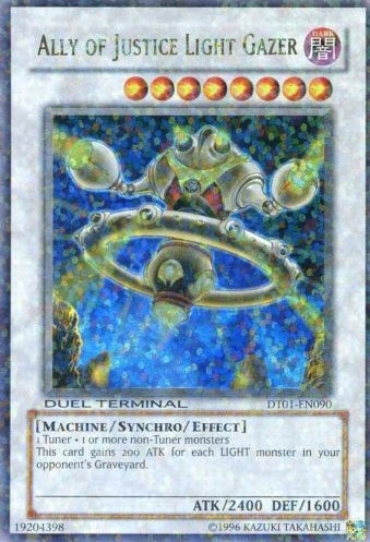 Ally of Justice Light Gazer [DT01-EN090] Ultra Rare | Jomio and Rueliete's Cards and Comics