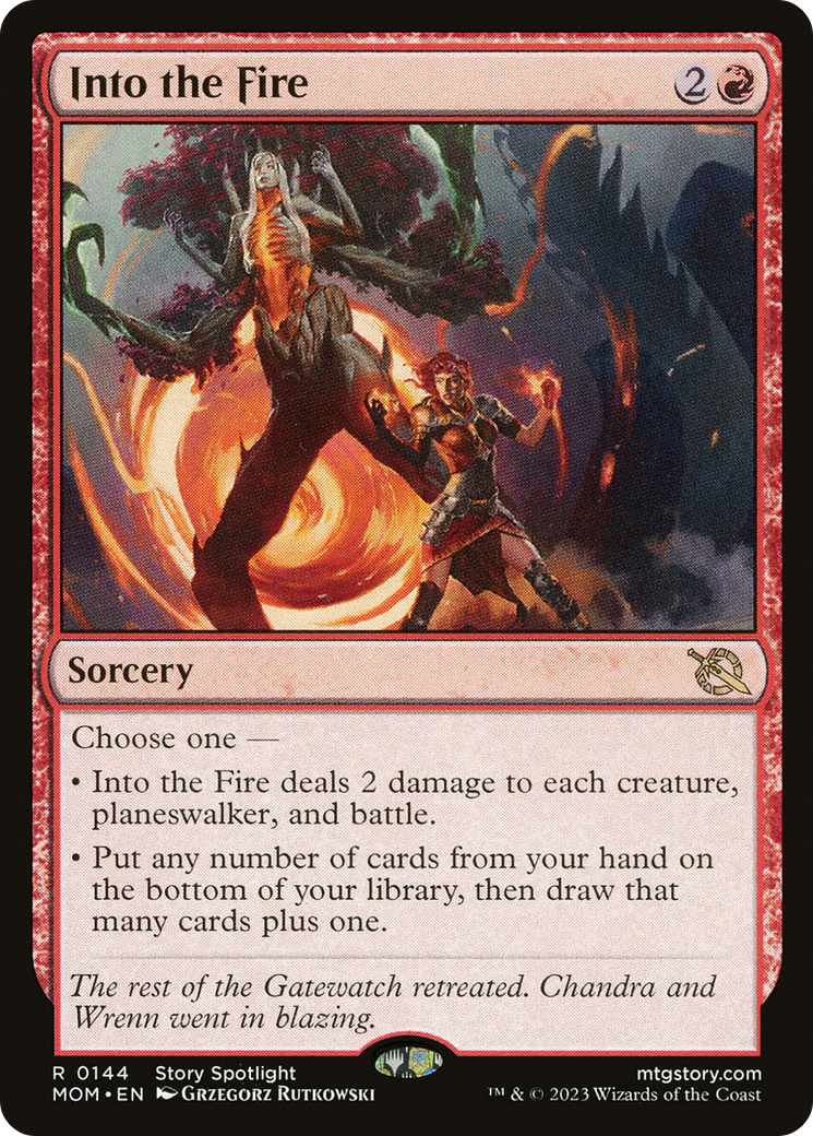 Into the Fire [March of the Machine] | Jomio and Rueliete's Cards and Comics