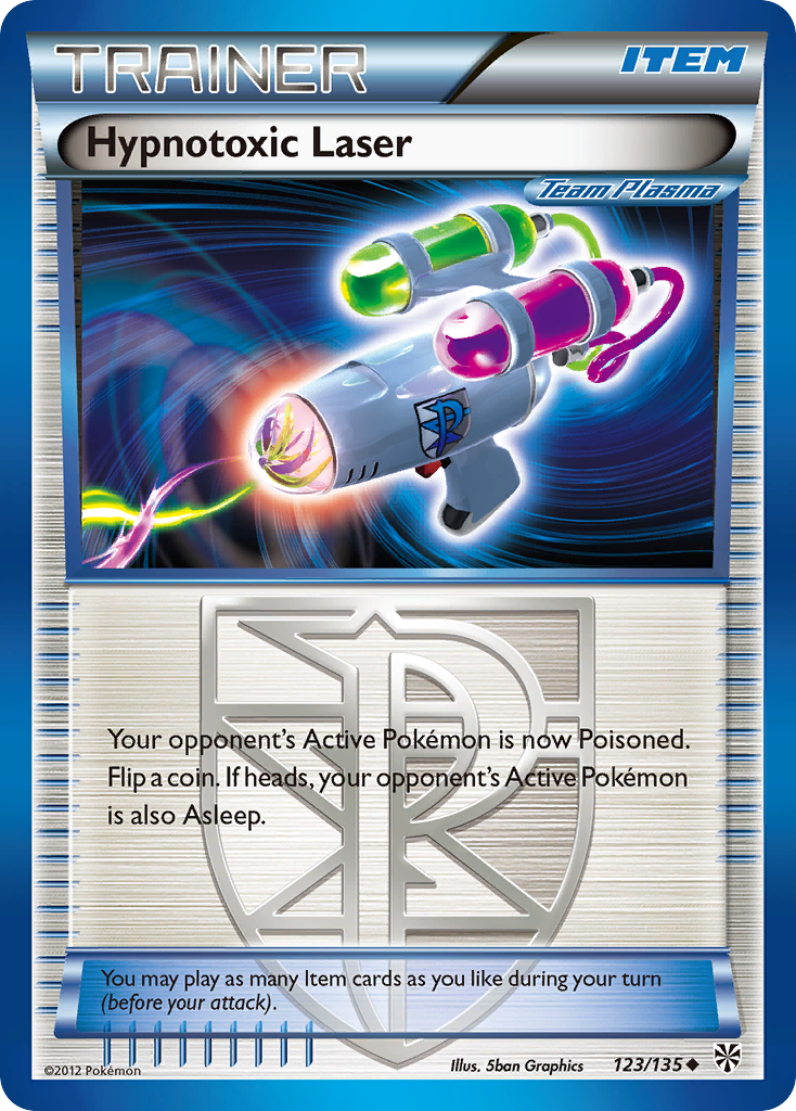 Hypnotoxic Laser (123/135) [Black & White: Plasma Storm] | Jomio and Rueliete's Cards and Comics