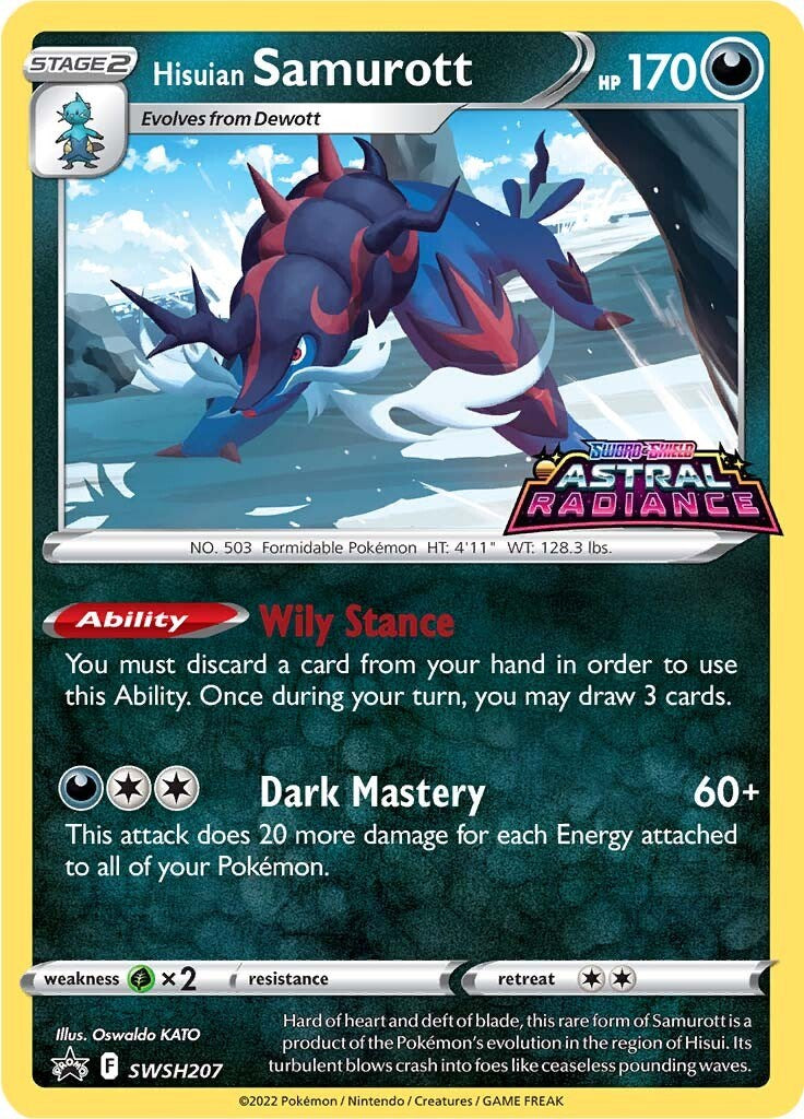 Hisuian Samurott (SWSH207) [Sword & Shield: Black Star Promos] | Jomio and Rueliete's Cards and Comics