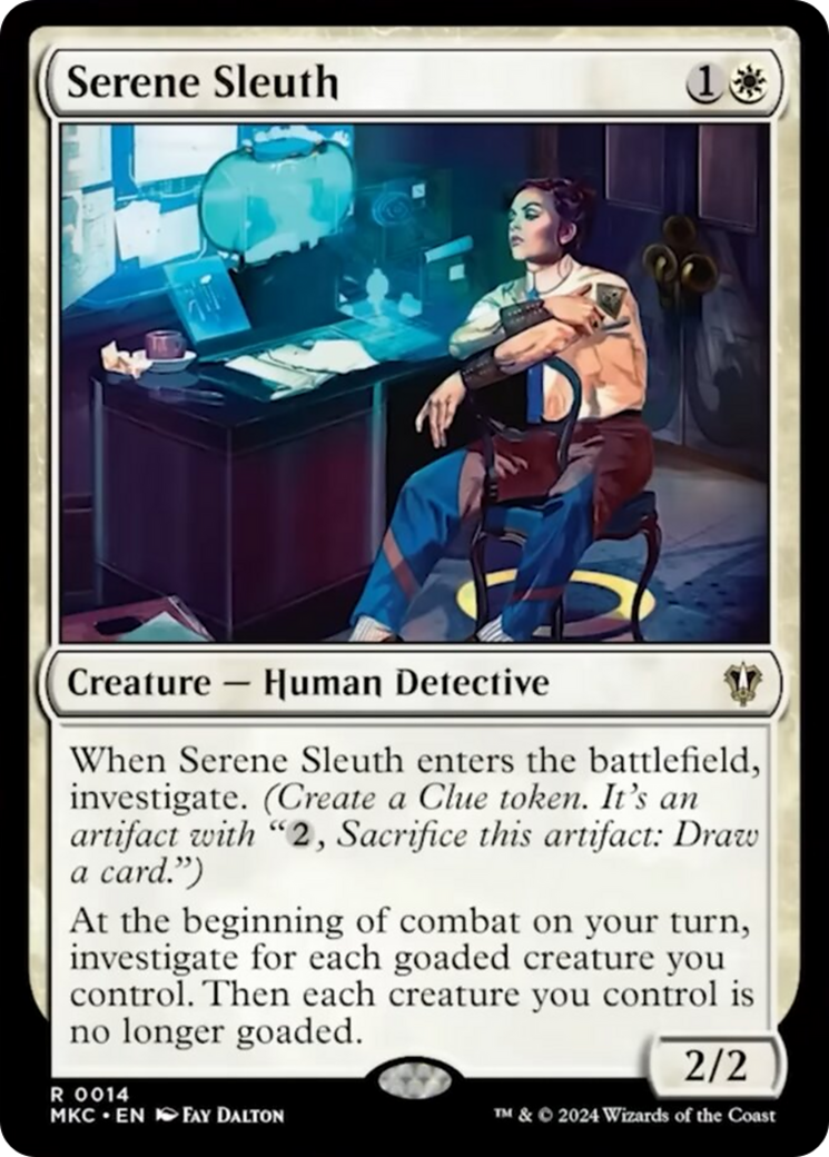Serene Sleuth [Murders at Karlov Manor Commander] | Jomio and Rueliete's Cards and Comics
