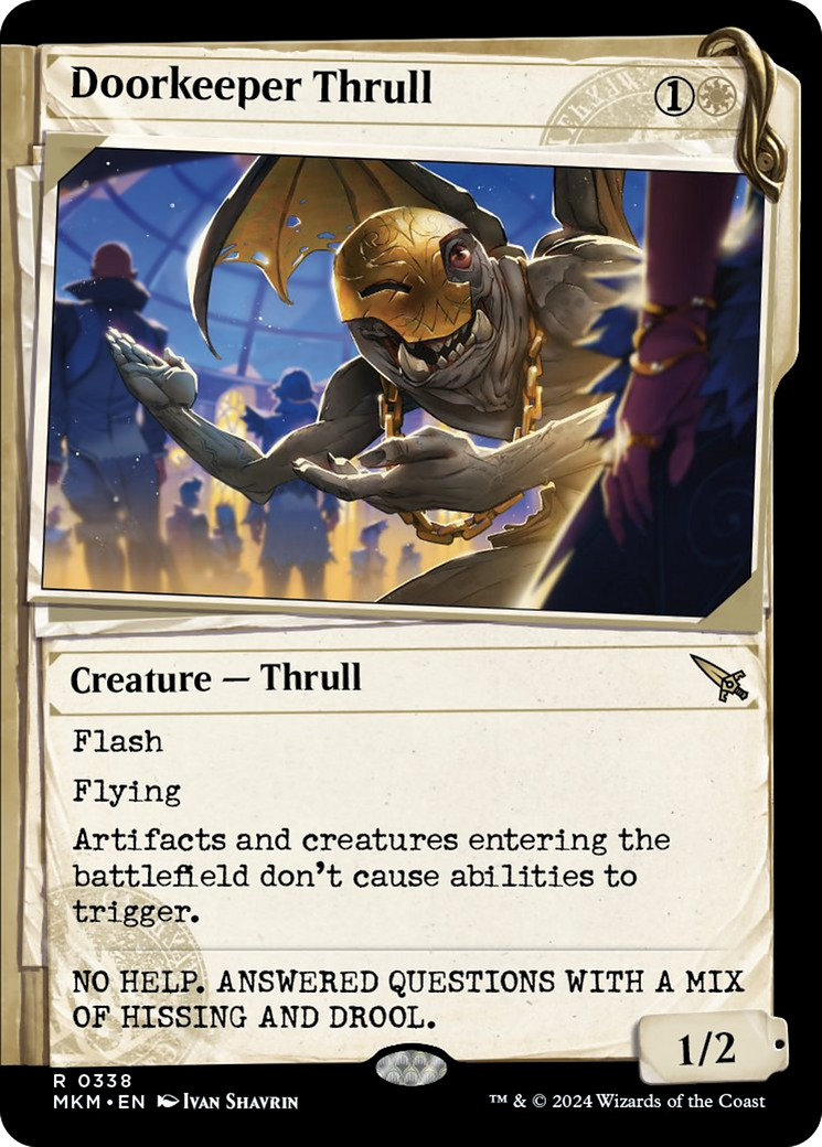 Doorkeeper Thrull (Showcase) [Murders at Karlov Manor] | Jomio and Rueliete's Cards and Comics