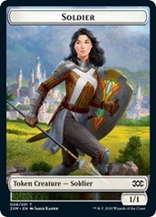 Soldier // Squirrel Double-Sided Token [Double Masters Tokens] | Jomio and Rueliete's Cards and Comics