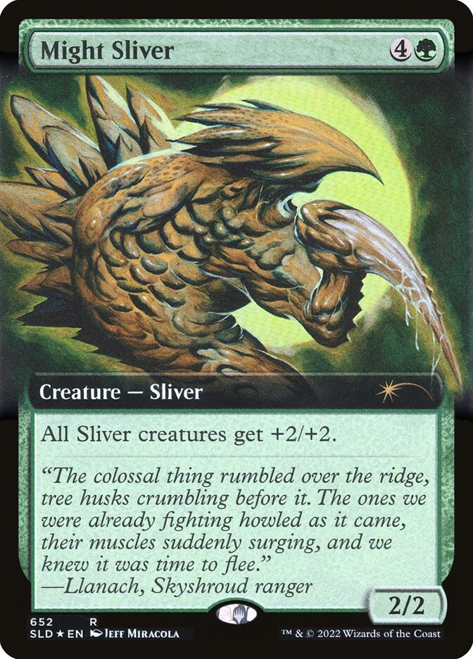 Might Sliver (Extended Art) [Secret Lair Drop Promos] | Jomio and Rueliete's Cards and Comics