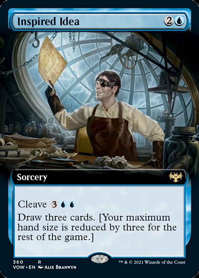 Inspired Idea (Extended Art) [Innistrad: Crimson Vow] | Jomio and Rueliete's Cards and Comics