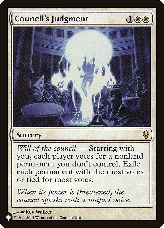 Council's Judgment [The List] | Jomio and Rueliete's Cards and Comics