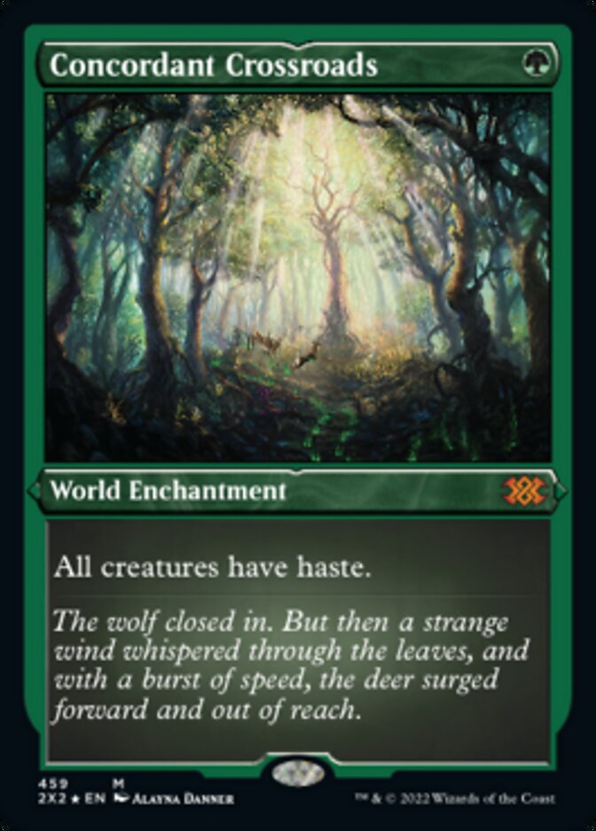 Concordant Crossroads (Foil Etched) [Double Masters 2022] | Jomio and Rueliete's Cards and Comics