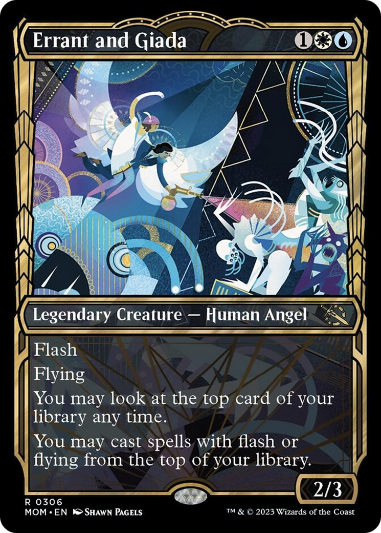 Errant and Giada (Showcase Planar Booster Fun) [March of the Machine] | Jomio and Rueliete's Cards and Comics