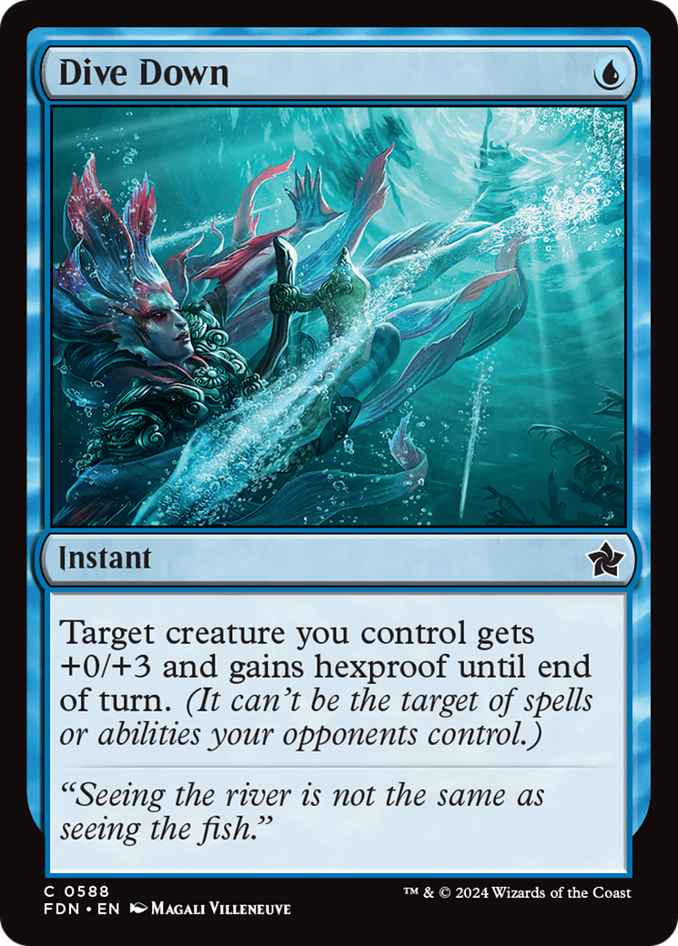 Dive Down [Foundations] | Jomio and Rueliete's Cards and Comics