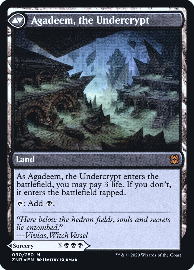 Agadeem's Awakening // Agadeem, the Undercrypt [Zendikar Rising Prerelease Promos] | Jomio and Rueliete's Cards and Comics