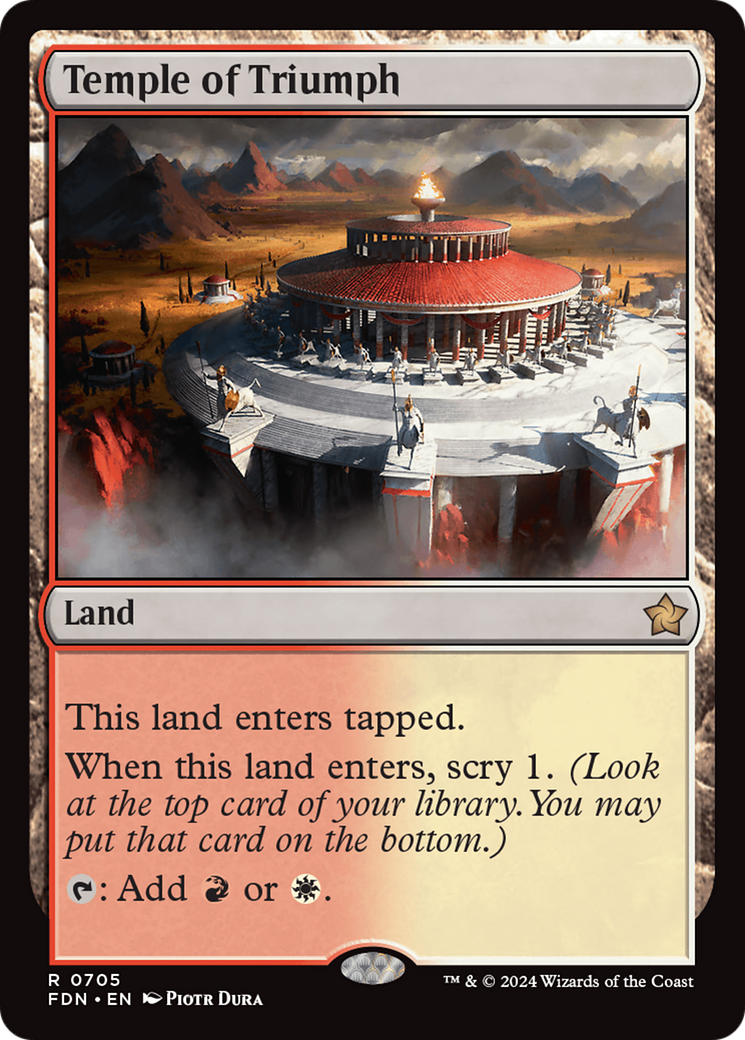 Temple of Triumph [Foundations] | Jomio and Rueliete's Cards and Comics