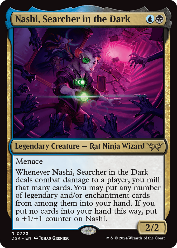 Nashi, Searcher in the Dark [Duskmourn: House of Horror] | Jomio and Rueliete's Cards and Comics