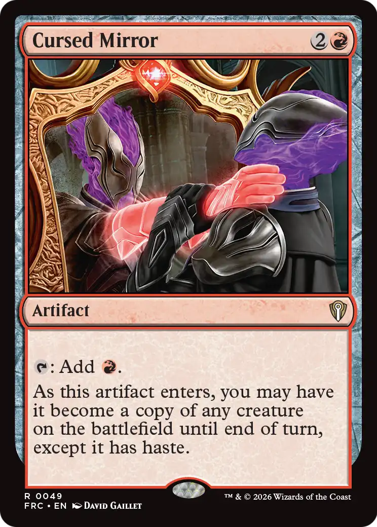 Cursed Mirror [Reality Fracture Commander] | Jomio and Rueliete's Cards and Comics