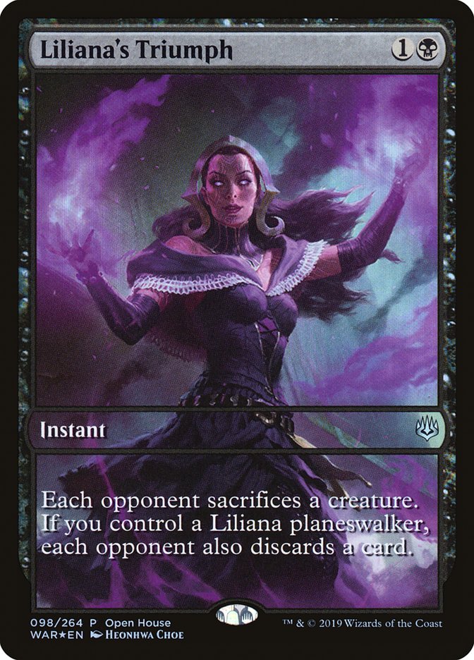 Liliana's Triumph (Open House) [War of the Spark Promos] | Jomio and Rueliete's Cards and Comics