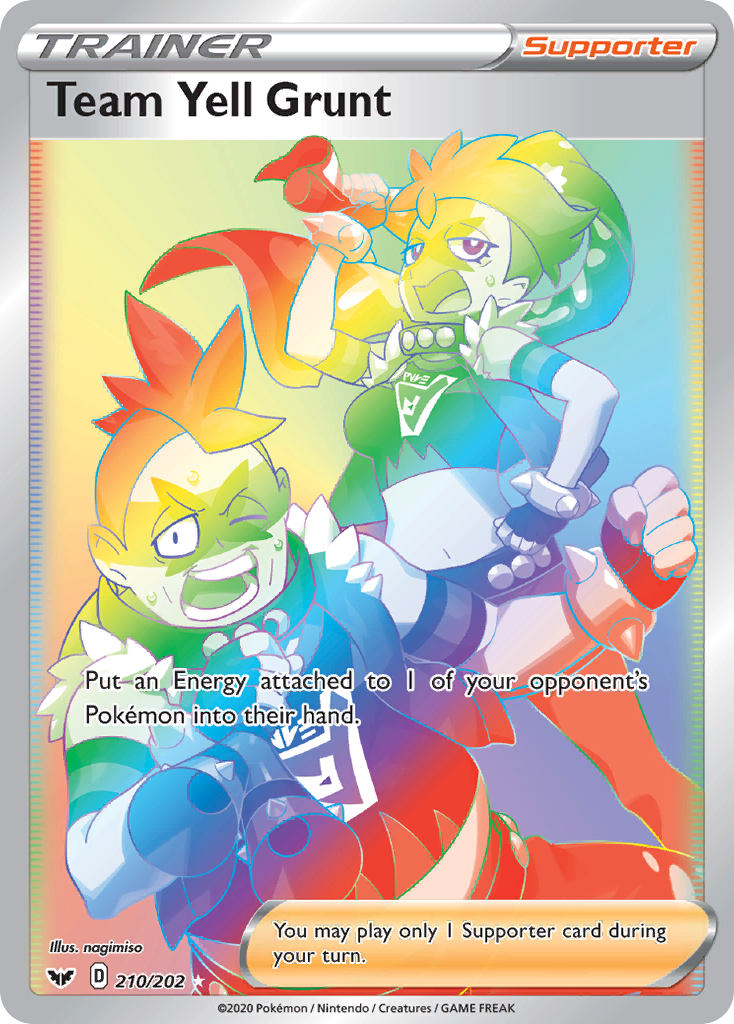 Team Yell Grunt (210/202) [Sword & Shield: Base Set] | Jomio and Rueliete's Cards and Comics