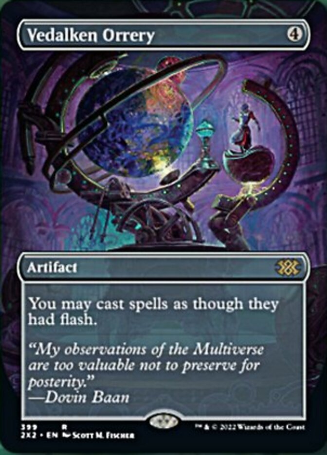 Vedalken Orrery (Borderless Alternate Art) [Double Masters 2022] | Jomio and Rueliete's Cards and Comics