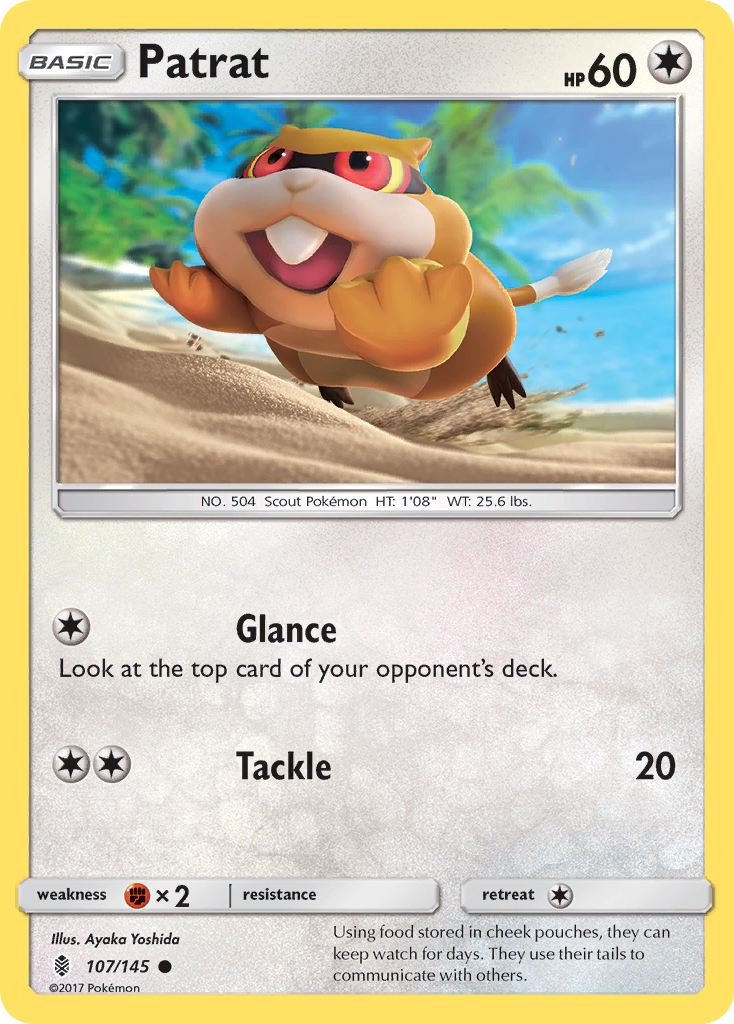 Patrat (107/145) [Sun & Moon: Guardians Rising] | Jomio and Rueliete's Cards and Comics