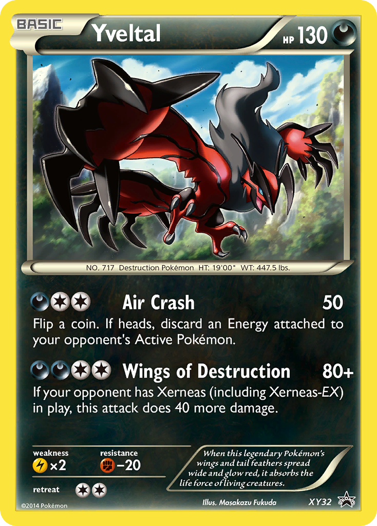 Yveltal (XY32) [XY: Black Star Promos] | Jomio and Rueliete's Cards and Comics