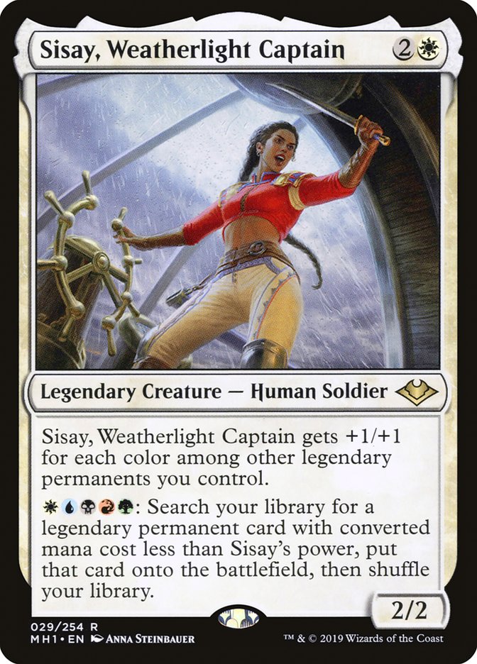 Sisay, Weatherlight Captain [Modern Horizons] | Jomio and Rueliete's Cards and Comics