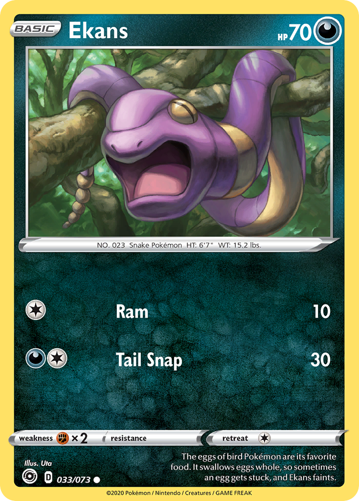 Ekans (033/073) [Sword & Shield: Champion's Path] | Jomio and Rueliete's Cards and Comics