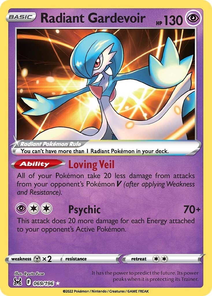 Radiant Gardevoir (069/196) [Sword & Shield: Lost Origin] | Jomio and Rueliete's Cards and Comics