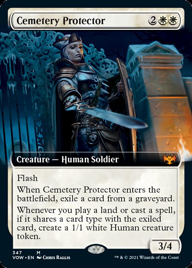 Cemetery Protector (Extended Art) [Innistrad: Crimson Vow] | Jomio and Rueliete's Cards and Comics
