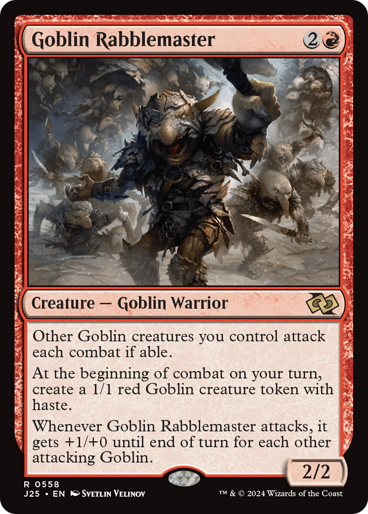 Goblin Rabblemaster [Foundations Jumpstart] | Jomio and Rueliete's Cards and Comics