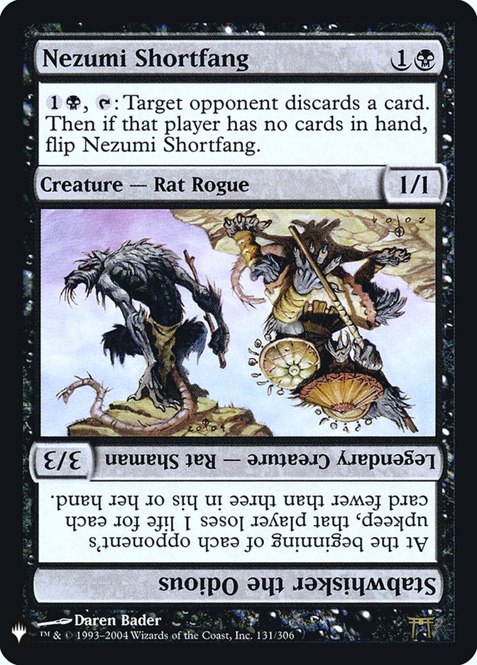 Nezumi Shortfang // Stabwhisker the Odious [Mystery Booster] | Jomio and Rueliete's Cards and Comics