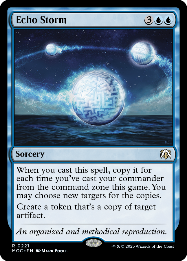 Echo Storm [March of the Machine Commander] | Jomio and Rueliete's Cards and Comics
