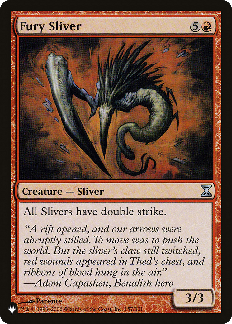 Fury Sliver [The List] | Jomio and Rueliete's Cards and Comics