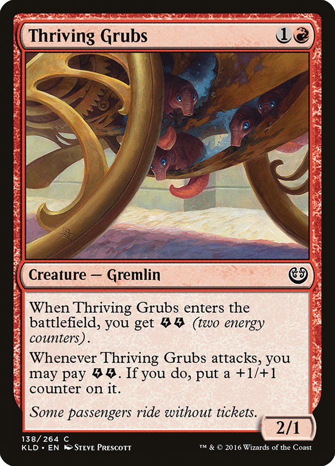 Thriving Grubs [Kaladesh] | Jomio and Rueliete's Cards and Comics