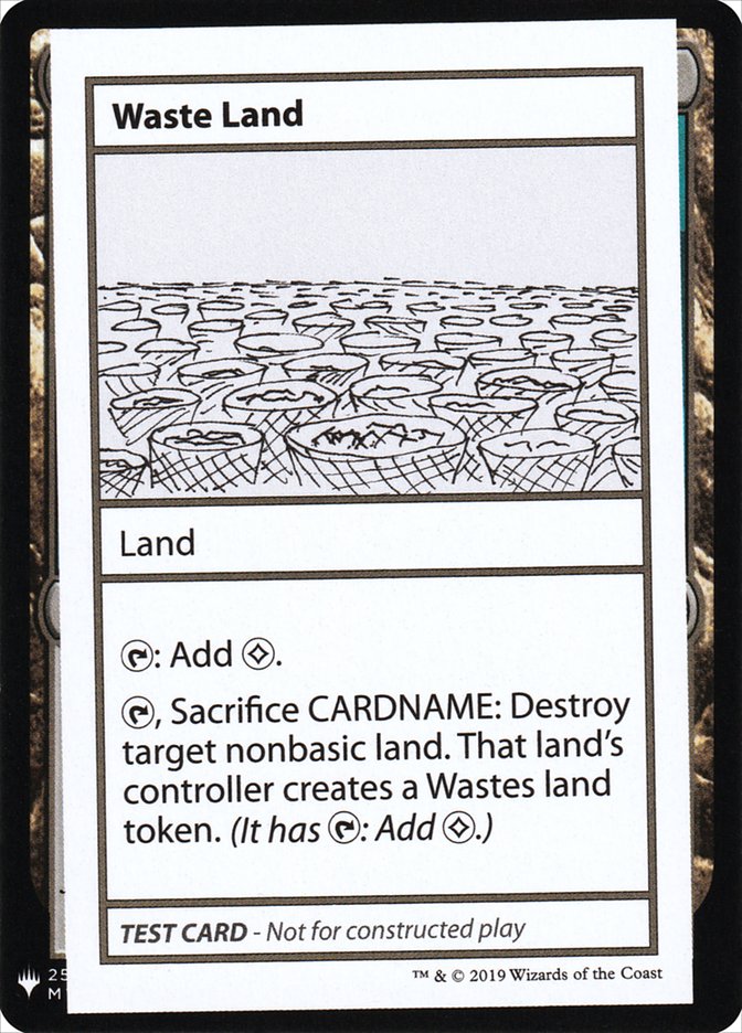 Waste Land [Mystery Booster Playtest Cards] | Jomio and Rueliete's Cards and Comics