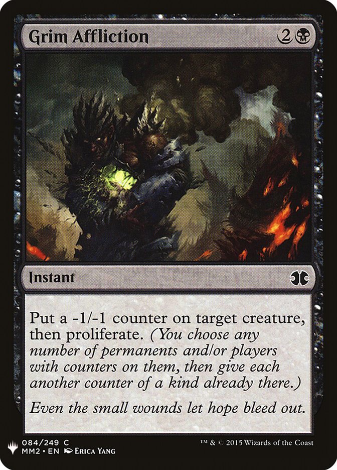 Grim Affliction [Mystery Booster] | Jomio and Rueliete's Cards and Comics